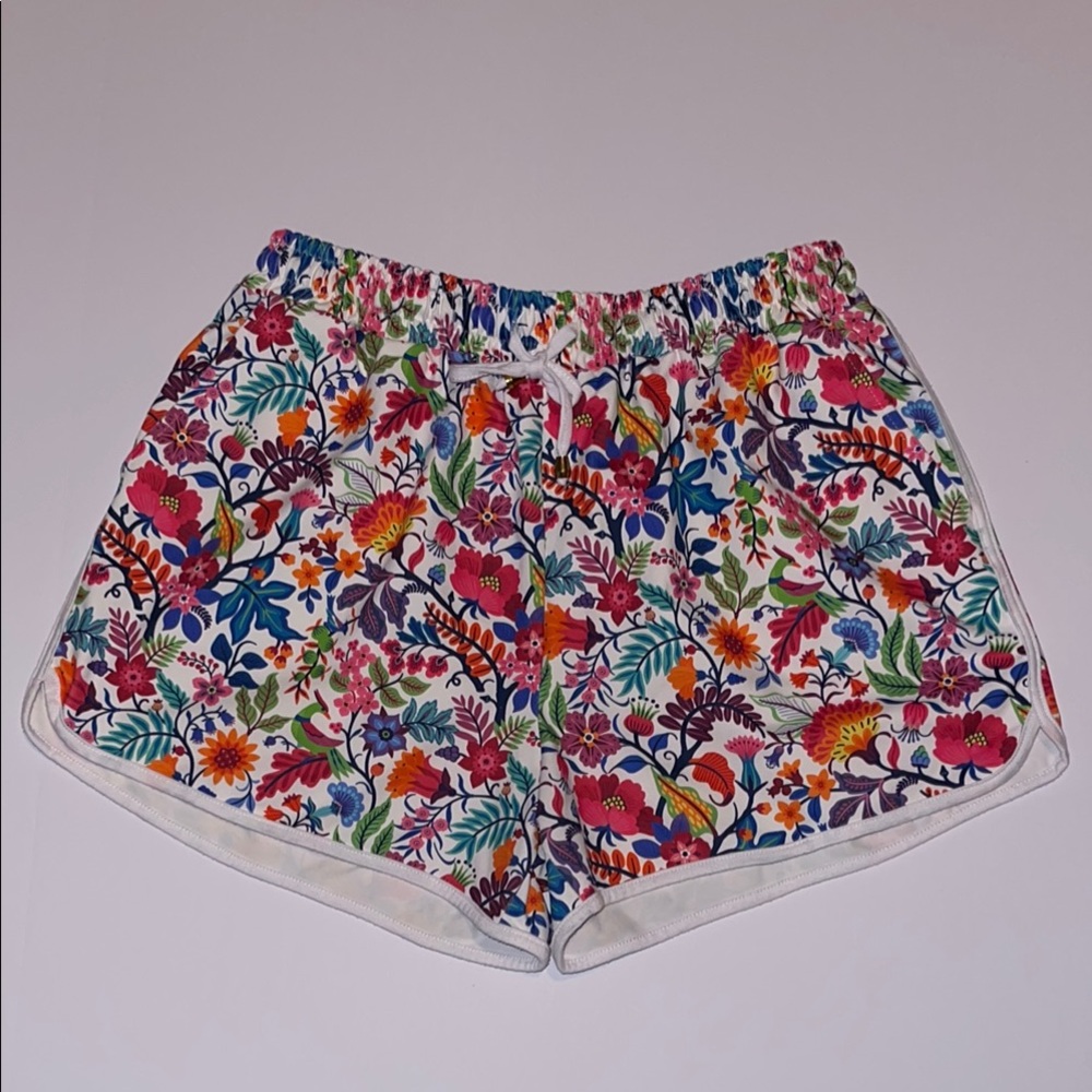 Floral Athletic Shorts for Women